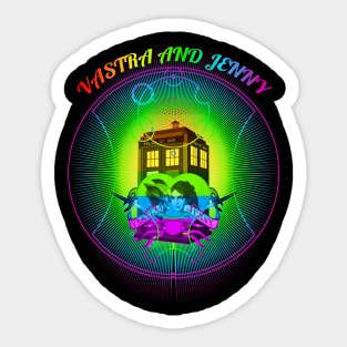 VASTRA AND JENNY RAINBOW VERSION Sticker